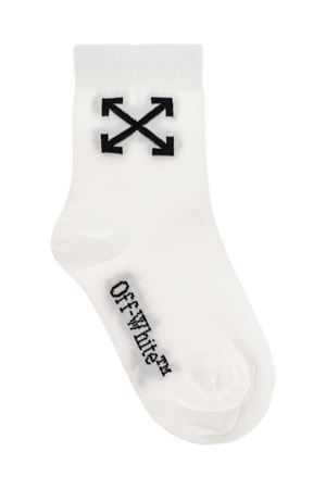 calzini in cotone bianco OFF WHITE KIDS | OBRA004C99KNI0010110